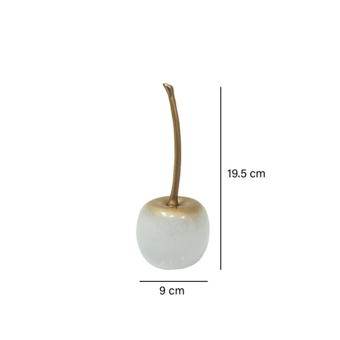 Cereza Pequeña Blanco Oro 9 x 19.5 cm