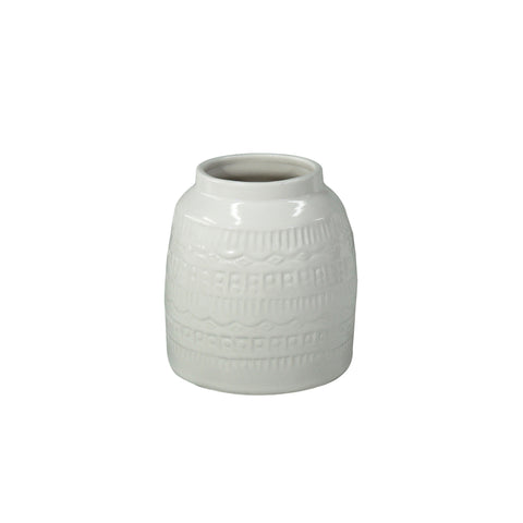 Jarrón Blanco Origen 18X19cm