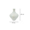 Florero Blanco Spark 17.5 x 25.5 cm