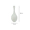Florero Blanco Spark 14.5 x 14.5 x 36 cm
