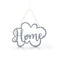 Aplique Pared Nube Home Gris Bonaire 33x24cm