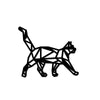 Aplique pared gato caminando Negro Apliques 33 x 0.3 x 28 cm