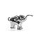 Escultura Elefante Plata Origami 26.5X15Cm