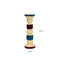 Candelabro Multicolor Bariloche 10x29 cm