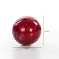 Esfera Roja Nacar 10X10 cm