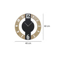 Reloj Negro Amsterdam 40 x 40 cm