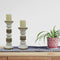 Candelabro Beige Lyon 10.5 x 10.5 x 22 cm