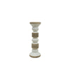 Candelabro Beige Lyon 10.5 x 10.5 x 30 cm