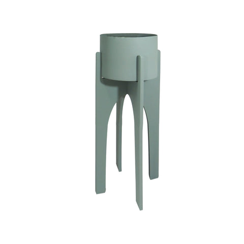 Maceta Industrial Verde  25 x 69 cm