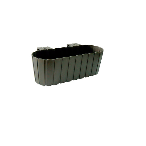Maceta Gris Garden 39 x 21.5 x 13 cm