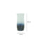 Florero Vidrio Degrade Azul Islandia 13X28cm