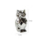 Escultura Buho Plata Canadá 14x8x21cm