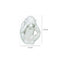 Escultura Mico Ojos Blanco Baobab 11.5X17.5 Cm