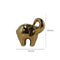 Escultura Elefante Oro Tanzania 23 x 12.5 x 23 cm