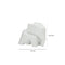 Escultura Elefante Abajo Blanco Azteca 16X13.5cm