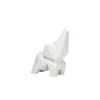 Escultura Elefante Arriba Blanco Azteca 15X20cm