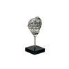 Escultura Caracol Plata Mykonos 10X24.5cm