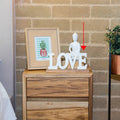 Escultura Love Blanco 28X13 Cm
